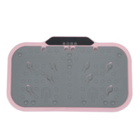 Plaque vibrante de fitness à domicile 150W avec panneau de commande Bluetooth, 120 niveaux, autonomie de 10 à 60 minutes, corde de résistance et télécommande