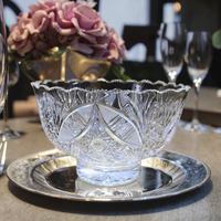 Décoration de maison de luxe, bol à fruits en cristal bohème Lalique, personnalisé, écologique, vaisselle, ornement de table