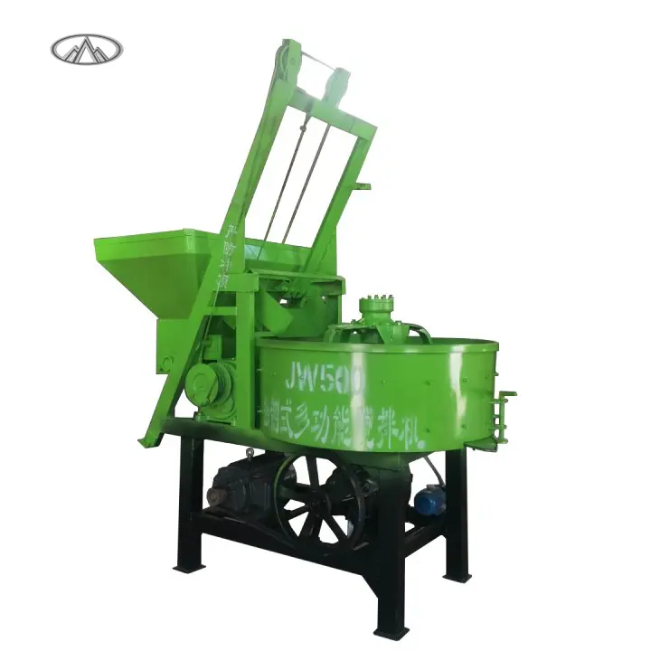 Good Performance Pan Type Concrete Mixer Machine Small Refractory JW500 Pan Mixing Concrete Mixer Machine For Selling