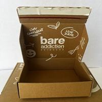 Caja de Envío de Cartón Corrugado Reciclable, Personalizada, Rígida, Colorida, con Recubrimiento UV, Grabado en Relieve, para Empaque de Toallas