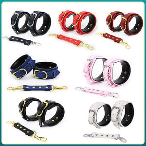 Manette Regolabili, Bracciali per Polsi e Caviglie, Kit BDSM in Pelle PU per Adulti, Set di Costrizioni Fetish, Giocattolo Sessuale - Product Image 2