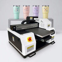 Printer Flatbed Inkjet UV A3 XP600 Komersial untuk Hadiah Pribadi, Casing Ponsel, Kayu, Kaca, Akrilik, dan Pencetakan Tabung