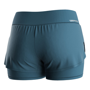Quick Dry Women's Running Shorts Inner Adjustable <b>Drawstring</b> and Reflective Logo for Night Outdoor Sports - Product Image 3
