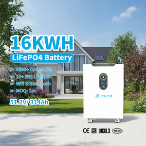 8000 Cycles 16kwh <b>Battery</b> Storage 51.2v 314ah Solar <b>Battery</b> for Off Grid Solar System - Product Image 1