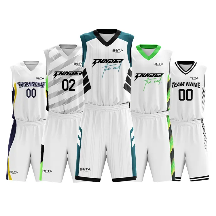 2023 Nieuwe Aankomst Op Maat Gemaakte Blauwe Bulkblauwe Los Angeles Heren Basketbalkleding Shirts Team Club Basketbaluniformen Set Tenue