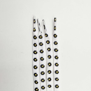 Cordones de Algodón Personalizados con Logotipo de Moda, Cordones con Diseño de Crisantemo, Venta Caliente - Product Image 3