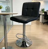 Chaise de bar en cuir pour la maison et la cuisine, réglable en hauteur, pivotante, design, pour restaurants et événements (vente en gros)