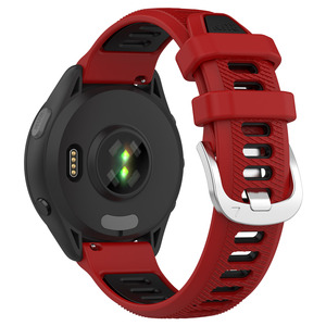 Correa de silicona de 20mm, 22mm y 18mm para Garmin Forerunner 265, 265S, 255 Music/<span class=keywords><strong>Vivoactive</strong></span> 4, <span class=keywords><strong>4S</strong></span>/Venu 2, <span class=keywords><strong>Vivoactive</strong></span> RUN, pulsera con correa - Product Image 2