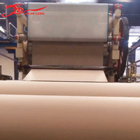 Machine à onduler le papier - Équipement de ligne de production pour transformer la pâte à papier en papier kraft industriel haute résistance
