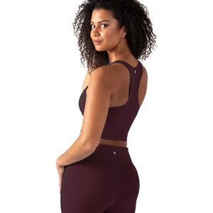 Sujetador deportivo personalizado para mujer, estilo racerback con cuello redondo, copas extraíbles, para yoga y fitness, de elastano y poliéster, talla mediana. - Product Image 4