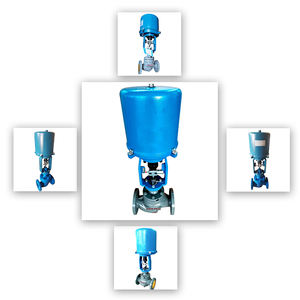 HTKVCB-16K-S כונן חשמלי קדימה אדים שסתום הרגולטור להתאמה אישית שסתום בקרת זרימת מים עם תמיכה oem - Product Image 4