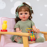 Hot Sale 55cm Baby Reborn Doll 3D Skin Veins Visible 100% Silicone Realistic Reborn Doll