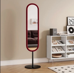 Miroir nordique complet du sol au sol pour <span class=keywords><strong>chambre</strong></span> à coucher miroir fait miroir de montage de style <span class=keywords><strong>fille</strong></span> - Product Image 2