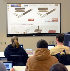 จอสัมผัสอัจฉริยะแบบพกพาขนาด 43 นิ้ว 65 นิ้ว 86 นิ้ว รองรับการสัมผัส 40 จุด พร้อมพอร์ต USB สำหรับสมาร์ททีวี จอภาพ และไวท์บอร์ดอัจฉริยะ - Product Image 3