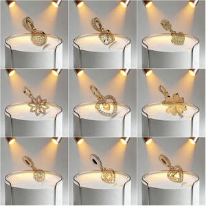 <span class=keywords><strong>Pulsera</strong></span> <span class=keywords><strong>de</strong></span> Plata <span class=keywords><strong>de</strong></span> Ley S925 con Cuentas Hechas a Mano, Diseño <span class=keywords><strong>de</strong></span> Osito Dorado y Mariposa, para Mujer, Venta al Por Mayor Dishini - Product Image 4