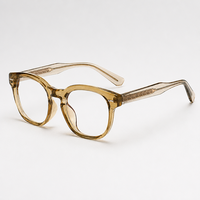 Montures de lunettes optiques en acétate TR90 unisexes, légères et durables, fournisseur en gros, logo personnalisé, service OEM