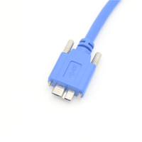 Kabel pengisi daya USB 3.0 kustom pabrik CE ROHS FCC kabel USB yang Pria ke micro-b 3 kaki (0.9 meter) kabel USB Printer hitam