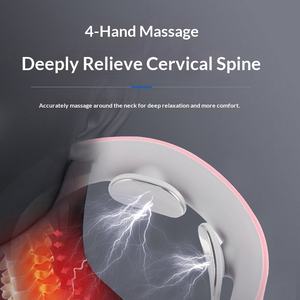 Masajeador Eléctrico de Vértebras Cervicales, Instrumento de <span class=keywords><strong>Fisioterapia</strong></span> para el Hogar, Modelo P3 para Cuello y Hombros, Ajuste Multinivel, Regalo Empresarial - Product Image 3