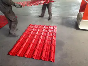 Terrazzo Mabati laminatoi listino prezzi lamiera di ferro piastrelle che fanno macchina per la formatura di rulli fabbrica della cina