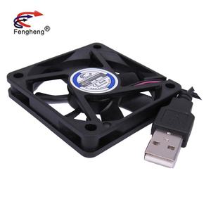 Ventilateur de refroidissement 60mm avec USB DC, 5V, 12V, 60x60x10mm, sans balais, étanche, <span class=keywords><strong>pour</strong></span> vitrine et machine de beauté - Product Image 1