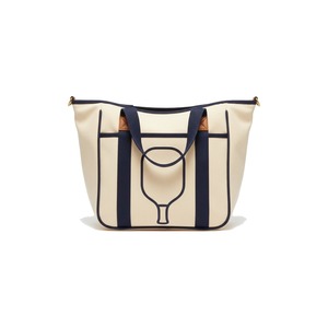 Sac fourre-tout souple en toile brossée Heritage pour pickleball, capacité 2 raquettes, logo personnalisé, vente en gros, pour tennis et padel - Product Image 1