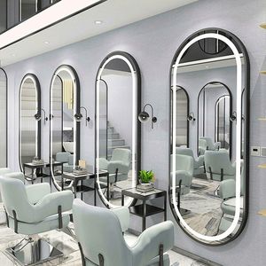 <span class=keywords><strong>Specchio</strong></span> da Parete <span class=keywords><strong>Moderno</strong></span> Stile Europeo 2025 con LED Integrato, Semplice, Dorato, per Hotel, Parrucchieri e Saloni - Product Image 2