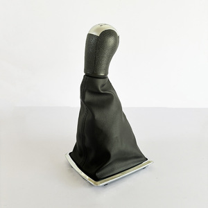 Chen Can Car Gear <b>Knob</b> Leather <b>Shift</b> Lever Cover For Ford Focus Bora Model - Product Image 1