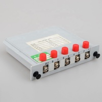 Precio de fábrica: Divisor PLC de fibra óptica 1x2, 1x4, 1x8, 1x16 tipo cassette, divisor PLC enchufable FC/UPC 1:4