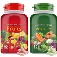 HDK Fruit & Groente Capsules Set Superfood Antioxidanten Immuunondersteuning Vitamine & Mineralen Dagelijkse Wellness OEM Fabriekslevering