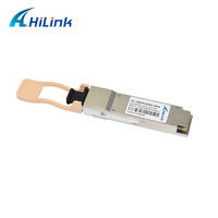 Hilink 200G QSFP56 SR4 850nm PAM4 200GBASE SFP Transceiver Serat Optik MMF 100M MPO DOM