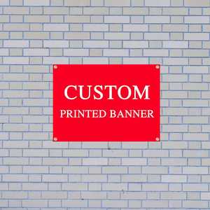 Bannières suspendues personnalisées en polyester écologique 16x32 pouces/40x80 cm, enseignes personnalisées pour l'extérieur et l'intérieur, fête d'anniversaire, numérique - Product Image 5