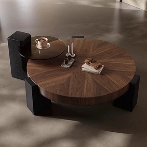 <span class=keywords><strong>Tavolino</strong></span> <span class=keywords><strong>da</strong></span> Caffè di Lusso alla Moda Set Tavolini Moderni Rotondi di Design per Soggiorno Arredamento Casa - Product Image 6
