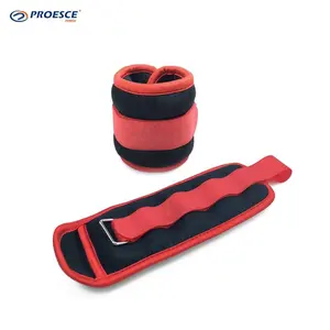 Set di pesi per caviglie <span class=keywords><strong>in</strong></span> Neoprene rosso blu nero, cinturini per pesi da polso alla caviglia, fasce per pesi per le <span class=keywords><strong>gambe</strong></span> - Product Image 2