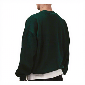 Factory Custom Fleece 100% Cotton Men's Sweatshirts Basics Style Oversized Crewneck Pullover Anti-Pilling Autumn Fashion 2026 - Product Image 6