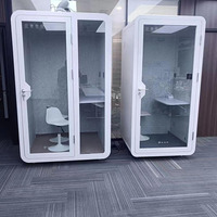 PYinC |   Cabine modulaire insonorisée facile à installer, cabines téléphoniques, cabines insonorisées et pods de bureau pour l'intimité des appels et un travail silencieux