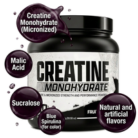 Creatina Monohidrato en Polvo de Frambuesa Azul de Alta Calidad, Marca Privada OEM, con Recuperación de Fuerza Muscular para Entusiastas del Fitness