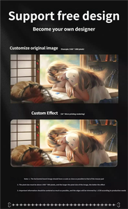 Cartoon Series <b>Anime</b> Printed Japanese Style Custom Gaming Rubber/Fabric Water Resistant Mouse Pad 800x300mm Big Size <b>Mousepad</b> - Product Image 2