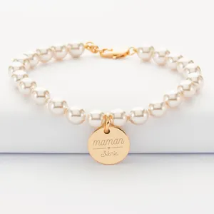 Inspire gioielli braccialetto di perle su misura personalizzati branello di fascino del braccialetto per la ragazza e le donne