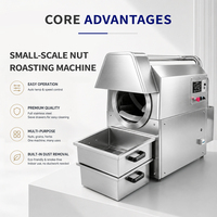Machine à rôtir le maïs avec système de dépoussiérage pour le traitement commercial des céréales
