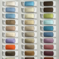 Tissu satiné brillant 100% polyester, plusieurs couleurs en stock, tissu satiné