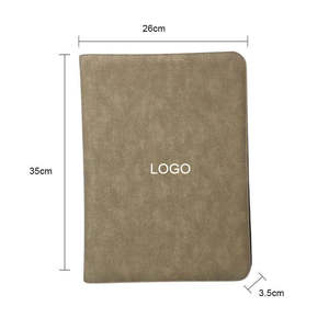 Porte-clés personnalisé en cuir PU avec fermeture éclair A4 pour hôtel, noir, marron, bleu, organisateur de porte-clés pour entreprise immobilière - Product Image 6