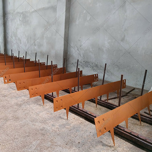 Bordure de jardin <span class=keywords><strong>en</strong></span> acier Corten moderne et écologique, <span class=keywords><strong>jardinière</strong></span> et bac <span class=keywords><strong>à</strong></span> fleurs de haute qualité - Product Image 5