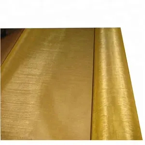 H62 H65 Brass Phosphor Bronze Copper Wire Mesh High Quality Brass Cloth Mesh