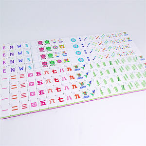 Ensemble de <span class=keywords><strong>Mahjong</strong></span> Américain Personnalisé en Gros, 160 Tuiles, Tuiles de <span class=keywords><strong>Mahjong</strong></span> en Acrylique à 4 Couches, Design - Product Image 4