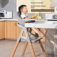 Chaise haute multifonctionnelle pour enfants et bébés, chaise de repas réglable, table d'apprentissage et de jeu pour bébés de plus de 3 ans