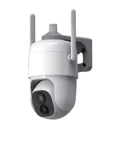 고성능 배터리 무선 CCTV 카메라 1080P H.265 와이파이 AI 전체 팬 틸트 카메라 IP65 스마트 홈 PTZ 카메라