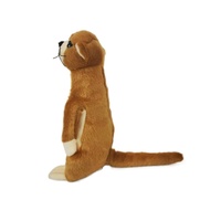 Jouets en peluche pour enfants, mangoustan et lémur, animaux sauvages en peluche, jouet OEM avec rembourrage en coton PP pour le zoo