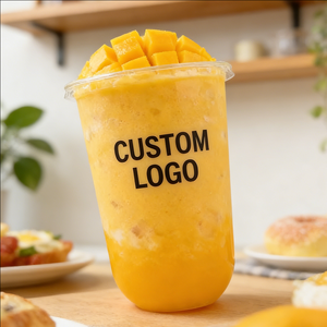 Gobelets en plastique esthétiques pour desserts, sorbets et boba, 12 oz, jetables, en PP, fournitures de fête - Product Image 5