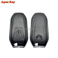 Llave de Control Remoto para Automóvil con Chip 4A PCF7953M IM2A de 433 MHz, 3 Botones, ABS Negro para 308/508/2008/3008/5008 Citroën