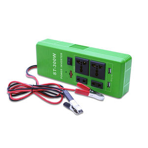 ST-300W pour WHC onduleur solaire <span class=keywords><strong>12v</strong></span> DC AC Converter 300W Power Universal Socket Inverter pour TV Light Fan Phone Charging Single - Product Image 5